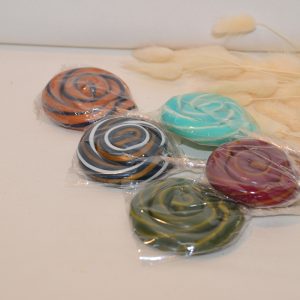 Lekstok Swirl // Personaliseerbaar met kleur en smaak // Ideaal voor geboorte of communie