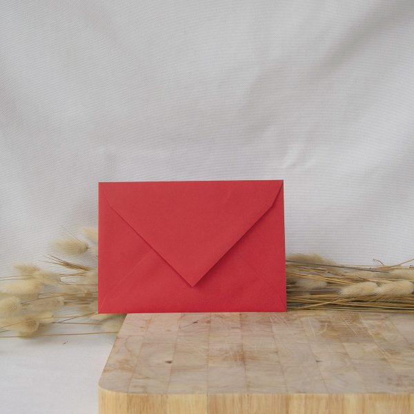 Enveloppen rood