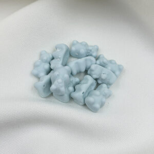 Vegan beertjes - Blauw - Snoep geboorte - Smaak kers