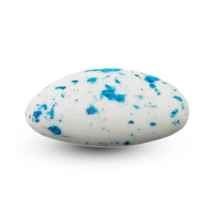 Suikerbonen - Papa Chocolat - Suikerboon Blauw zilver marmer mat